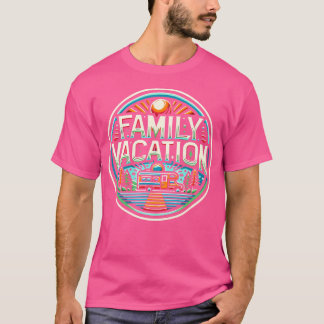 ファミリーバケーションRvキャンピングロードトリップファミリーマッチ Tシャツ