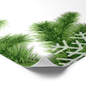 ファミリーパインフレームクリスマスオーナメント休日 ポスター (角)