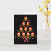 ファミリーパジャマがクリスマスマッチングバスケットボールXを設定 カード (黄色い花)