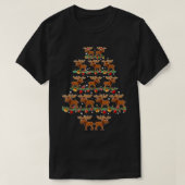 ファミリーパジャマセットクリスマスマッチングムースクリスマスT Tシャツ (デザイン正面)