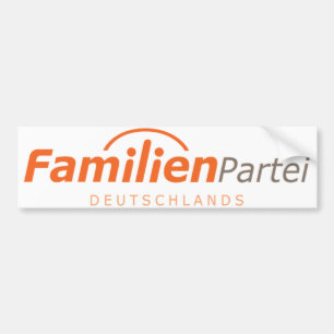 ファミリーパルテイDeutschlandsロゴ バンパーステッカー