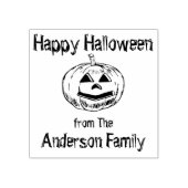 ファミリーパンプキンゴム印 ラバースタンプ (インプリント)