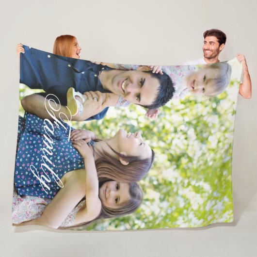 ファミリーパーソナライズされたカスタムブランケット フリースブランケット (インサイチュ)