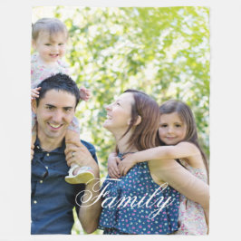 ファミリーパーソナライズされたカスタムブランケット フリースブランケット