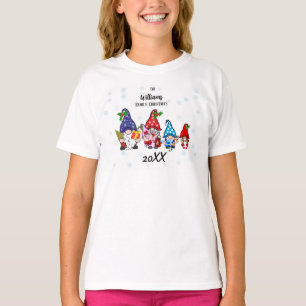 ファミリーパーソナライズされたガールズファミリー格言ガールベビー Tシャツ