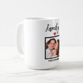 ファミリーパーソナライズされたクラシックマググ コーヒーマグカップ (正面左)