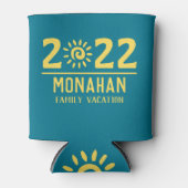 ファミリーパーソナライズされたバケーションサンシャイン 缶クーラー (正面)