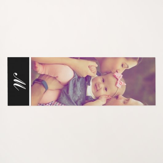 ファミリーパーソナライズされたフォトモノグラムヨガマット ヨガマット (裏面(横))