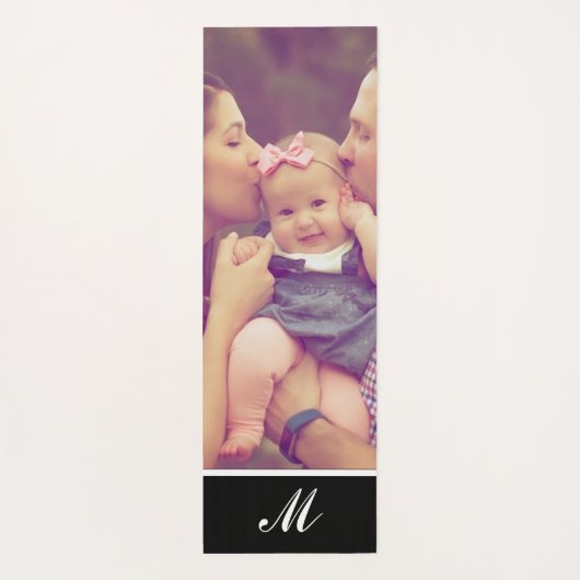 ファミリーパーソナライズされたフォトモノグラムヨガマット ヨガマット (裏面)