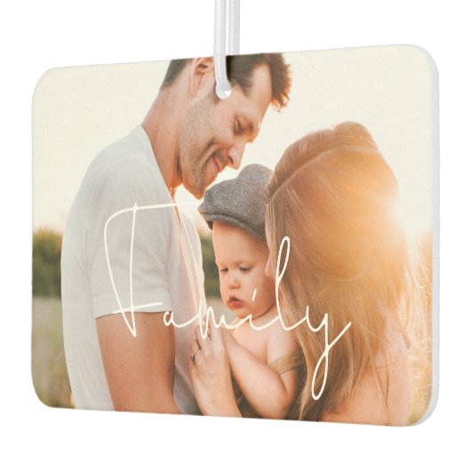 ファミリーパーソナライズされた写真空気清浄機 カーエアーフレッシュナー (左)