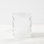 ファミリーパーソナライズされた懇親会コーヒーマグ フロストグラスマグカップ (中央)