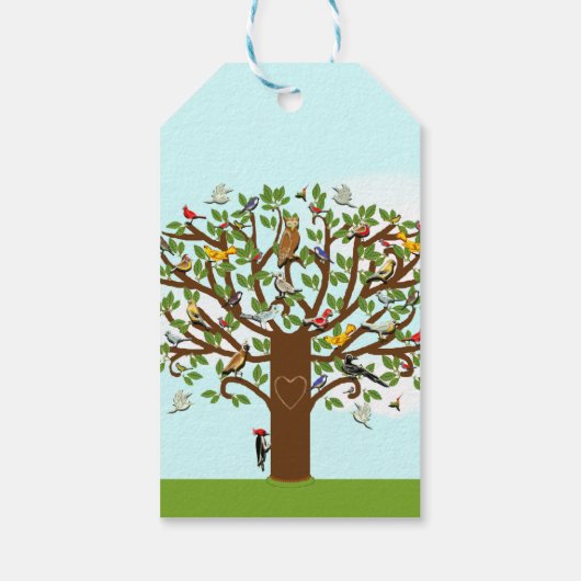 ファミリーパーソナライズされた懇親会 ギフトタグ (裏面)