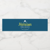 ファミリーパーソナライズされた懇親会 ペットボトルラベル (シングルラベル)