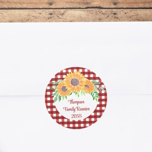 ファミリーパーソナライズされた懇親会 ラウンドシール