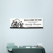 ファミリーパーソナライズされた懇親会 | BBQパーティー 横断幕 (トレードショー)