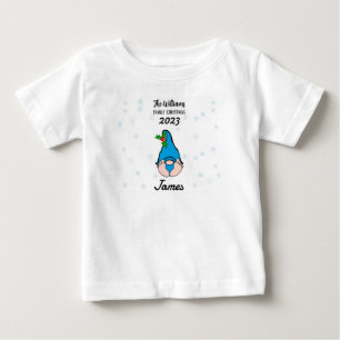 ファミリーパーソナライズされた男の赤ちゃん格言 ベビーTシャツ