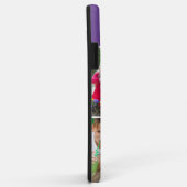 ファミリーパープル4フォトコラージュカスタム Case-Mate iPhoneケース (裏面/右)