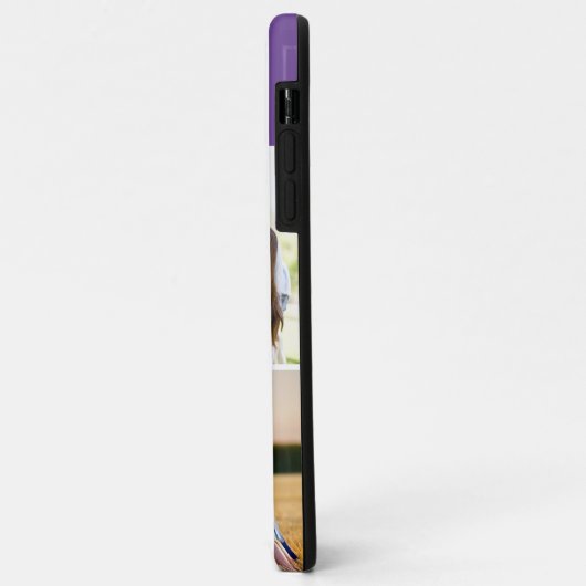 ファミリーパープル4フォトコラージュカスタム Case-Mate iPhoneケース (裏面/左)