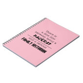 ファミリーヒストリカスタマイズアノート(Your Color) ノートブック (左側)