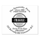 ファミリービジネスエッグファーム1960lg以来 ラバースタンプ (インプリント)