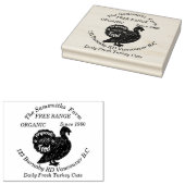 ファミリービジネスターキーファーム1960年以来 ラバースタンプ (押印)