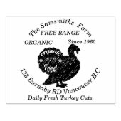 ファミリービジネスターキーファーム1960年以来 ラバースタンプ (インプリント)