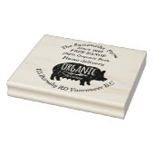 ファミリービジネス豚肉農場1960lg以来 ラバースタンプ (スタンプ)