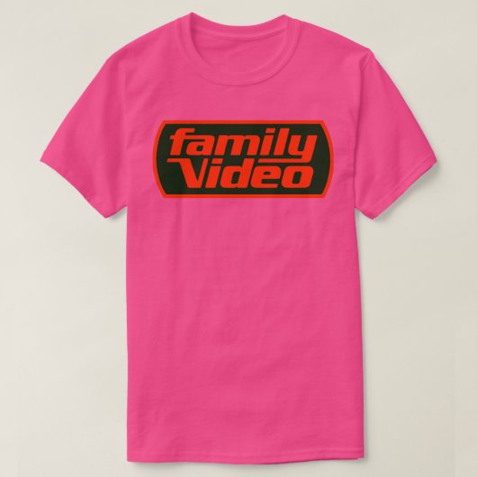 ファミリービデオ Tシャツ (デザイン正面)
