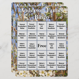 ファミリービンゴカードホワイト開花木の写真