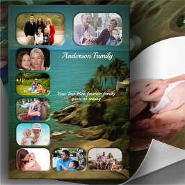 ファミリービーチドリーム0026アートプリント ポスター