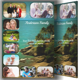 ファミリービーチドリーム0026アート キャンバスプリント