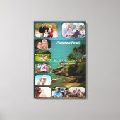 ファミリービーチドリーム0026アート キャンバスプリント (正面)