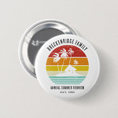 ファミリービーチハウスアニュアルサマー懇親会マッチング 缶バッジ (正面&裏面)