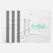 ファミリービーチハウスシーホース&ヒトデ キッチンタオル (横)