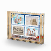 ファミリービーチバケーションフォトブロックキープサケ フォトブロック (右)