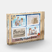 ファミリービーチバケーションフォトブロックキープサケ フォトブロック (左)