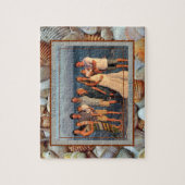 ファミリービーチバケーションフォト ジグソーパズル (縦)