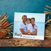 ファミリービーチバケーション写真 フォトプラーク (側面)