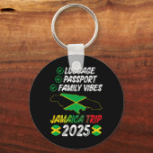 ファミリービーブジャマイカファミリートリップ2025ジャマイカバカ キーホルダー (正面)