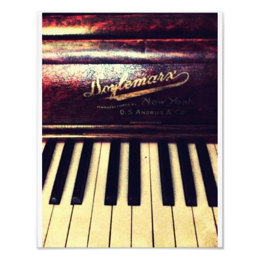 ファミリーピアノ フォトプリント            (正面)