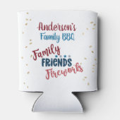 ファミリーピクニック7月4日バックヤードBBQ 缶クーラー (裏面)