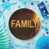 ファミリーファムライトラブ ペーパープレート (パーティー)