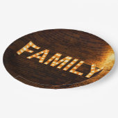 ファミリーファムライトラブ ペーパープレート (アングル)