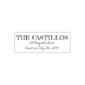 ファミリーファンシー差出人住所 セルフインキングスタンプ (デザイン)