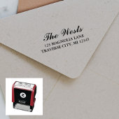 ファミリーファンシー差出人住所 セルフインキングスタンプ