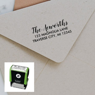 ファミリーファンシー差出人住所 セルフインキングスタンプ