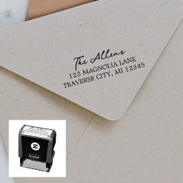 ファミリーファンシー差出人住所 セルフインキングスタンプ