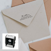 ファミリーファンシー差出人住所 セルフインキングスタンプ