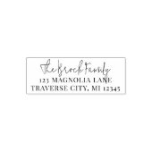 ファミリーファンシー差出人住所 セルフインキングスタンプ (デザイン)