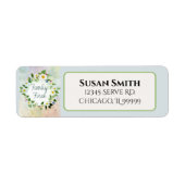 ファミリーファーストデイジー差出人住所 ラベル (正面)